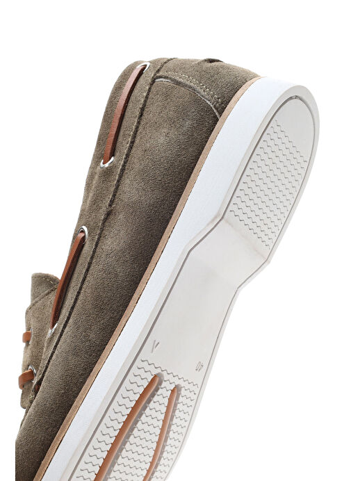 Derimod Haki Erkek Süet Günlük Ayakkabı 24SFD631010 - Görsel 8