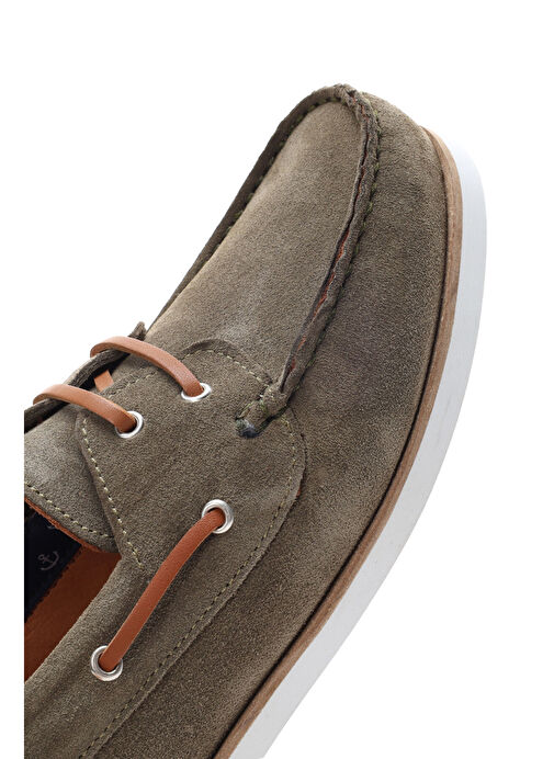 Derimod Haki Erkek Süet Günlük Ayakkabı 24SFD631010 - Görsel 9