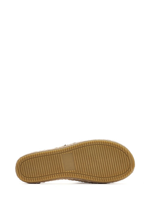 Derimod Siyah Kadın Deri Espadril 24SFD206129 - Görsel 5