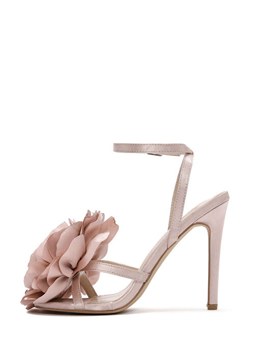 Derimod Derimod Bej Kadın Topuklu Sandalet 24SFE45256F Sandalet & Terlik | Boyner Bej - 5. görsel