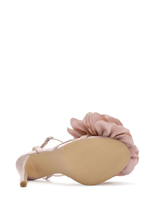 Derimod Derimod Bej Kadın Topuklu Sandalet 24SFE45256F Sandalet & Terlik | Boyner Bej - 7. görsel