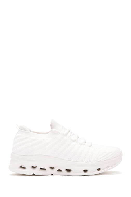 Derimod Zero Kadın Beyaz Bağcıklı Kalın Tabanlı Sneaker 24SFD49636F - Görsel 2