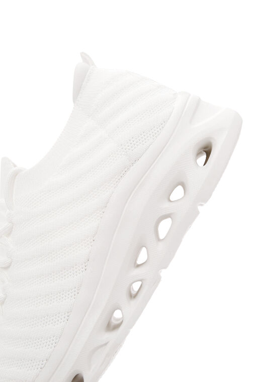 Derimod Zero Kadın Beyaz Bağcıklı Kalın Tabanlı Sneaker 24SFD49636F - Görsel 9
