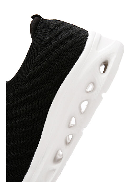 Derimod Derimod Zero Kadın Siyah Bağcıklı Kalın Tabanlı Sneaker 24SFD49636F | Boyner Siyah - 9. görsel