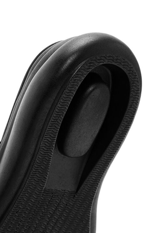 Derimod Derimod Kadın Siyah Kalın Tabanlı Kumaş Terlik 24SFD18136F Sandalet & Terlik | Boyner Siyah - 9. görsel