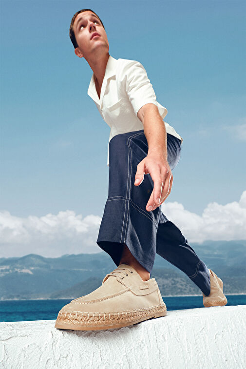 Derimod Derimod Erkek Bej Süet Deri Espadril 24SFD616410 Boyner'de! Bej - 2. görsel