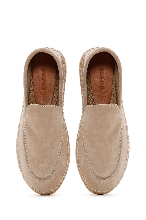 Derimod Bej Erkek Süet Espadril 24SFD616610 - Görsel 7