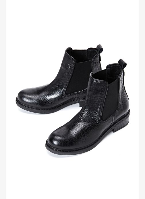 Derimod Derimod Kadın Siyah Deri Casual Chelsea Bot 23WFD1801FT Boyner'de! Siyah - 7. görsel