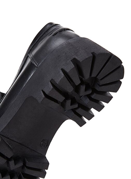 Derimod Derimod Kadın Siyah Deri Maskülen Loafer 24WFD180118 | Boyner Siyah - 8. görsel