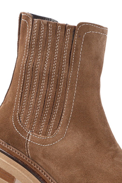 Kadın Taba Süet Deri Chelsea Bot 24WFD181510 - Görsel 3