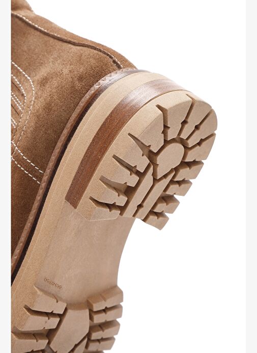 Kadın Taba Süet Deri Chelsea Bot 25WFD180210 - Görsel 9