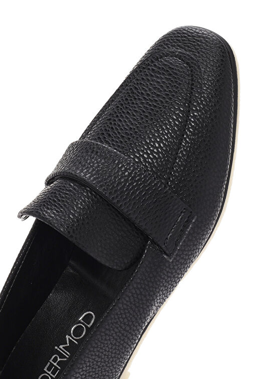 Derimod Derimod Siyah Kadın Loafer 24SFE4026FT | Boyner Siyah - 9. görsel