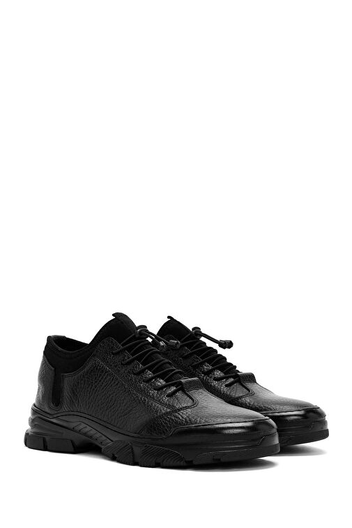 Derimod Siyah Erkek Deri Günlük Ayakkabı 24WFD6604FT - Görsel 4