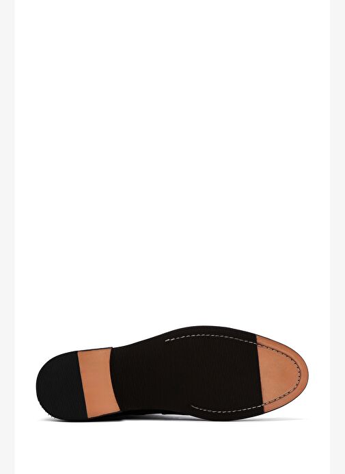 Erkek Kahverengi Fermuarlı Deri Casual Bot 25WFD6002FT - Görsel 4