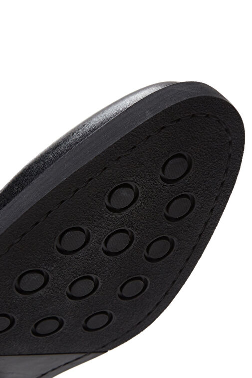 Erkek Siyah Fermuarlı Deri Klasik Bot 24WFD600818 - Görsel 9