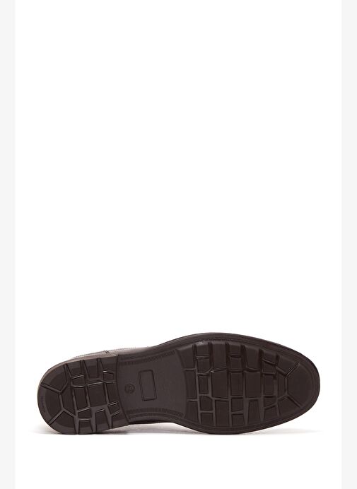 Erkek Kahverengi Fermuarlı Deri Casual Bot 25WFD6011FT - Görsel 6