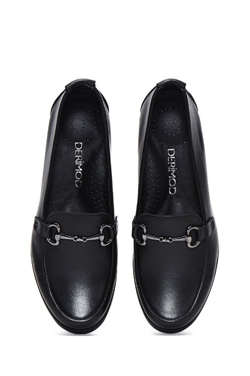 Derimod Derimod Siyah Kadın Deri Loafer 24WFD410318 | Boyner Siyah - 8. görsel