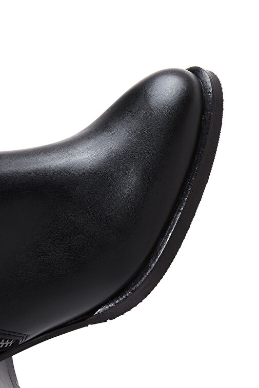 Derimod Derimod Kadın Siyah Fermuarlı Kalın Topuklu Bot 24WFE250818 | Boyner Siyah - 8. görsel