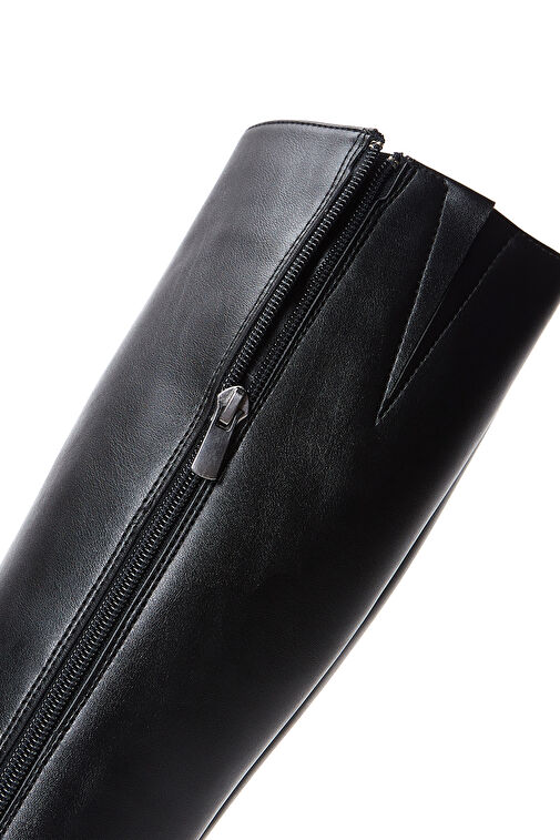 Derimod Derimod Kadın Siyah Fermuarlı Casual Çizme 24WFE251618 Bot | Boyner Siyah - 9. görsel