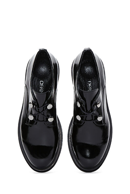 Derimod Derimod Siyah Kadın Rugan Günlük Ayakkabı 24WFD411716 Casual Ayakkabı | Boyner Siyah - 7. görsel