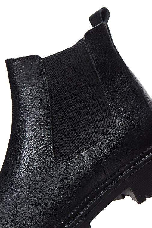 Kadın Siyah Deri Chelsea Bot 24WFD4119FT - Görsel 9