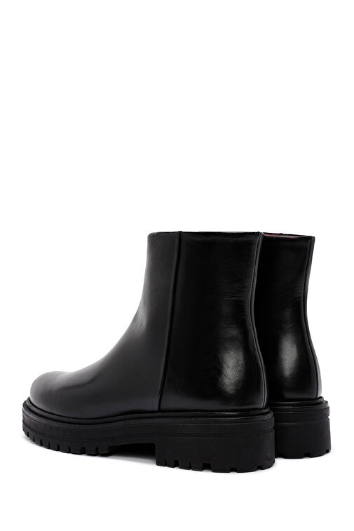 Derimod Derimod Gritti Kadın Siyah Fermuarlı Deri Bot 24WFD110618 | Boyner Siyah - 7. görsel