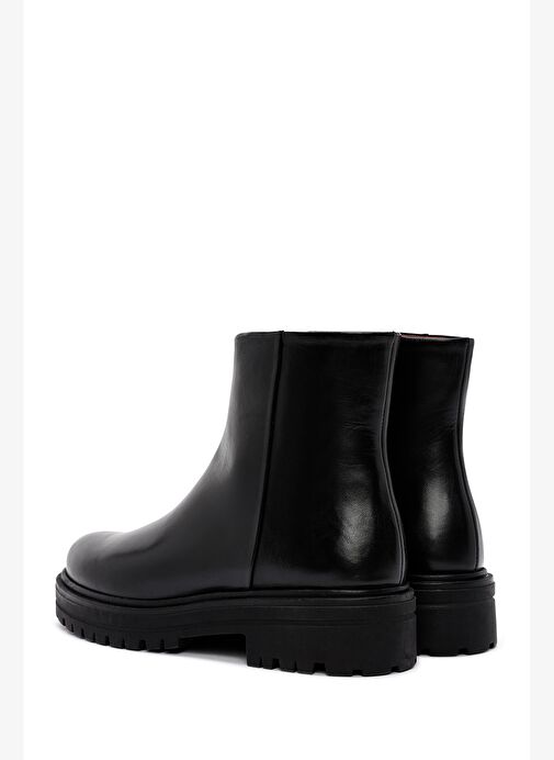 Derimod Gritti Kadın Siyah Fermuarlı Deri Bot 25WFD110618 - Görsel 7