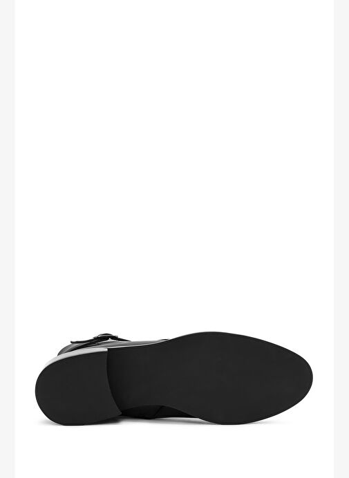 Kadın Siyah Fermuarlı Deri Bot 25WFD150918 - Görsel 5