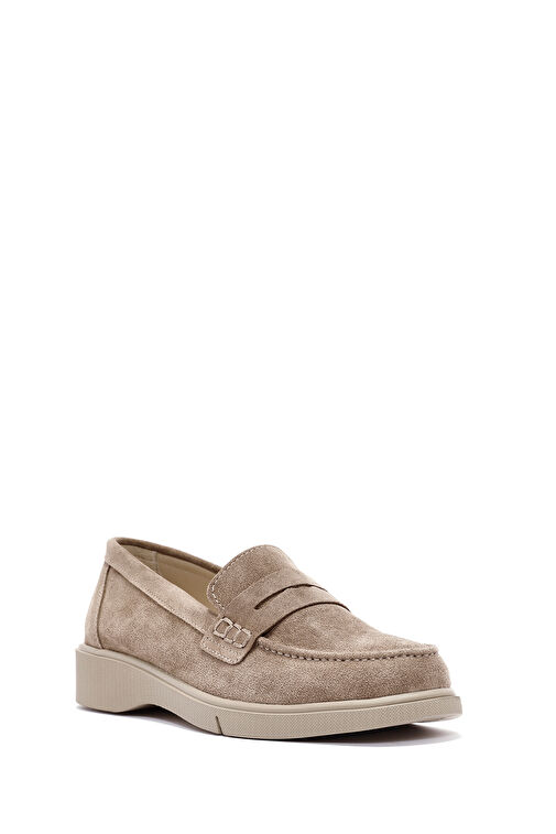 Derimod Vizon Kadın Süet Loafer 24WFD151610 - Görsel 7