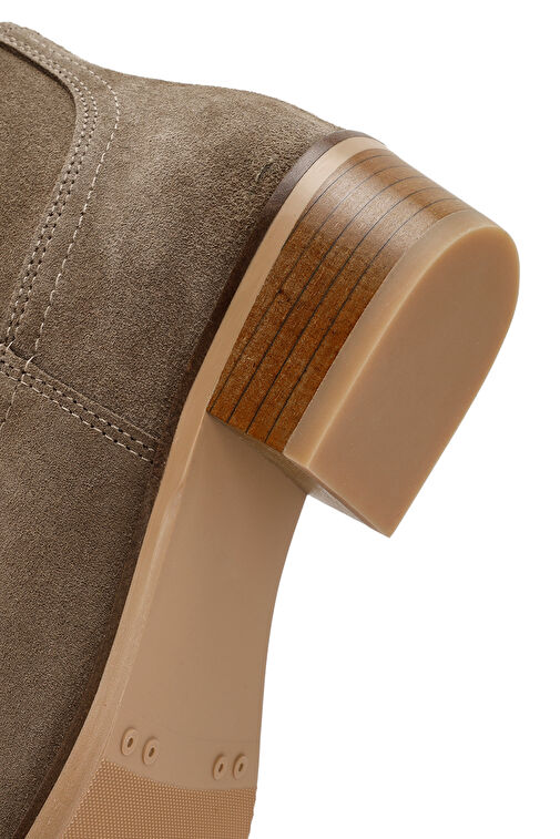 Derimod Derimod Kadın Vizon Süet Deri Kovboy Bot 24WFD150510 | Boyner Vizon - 9. görsel