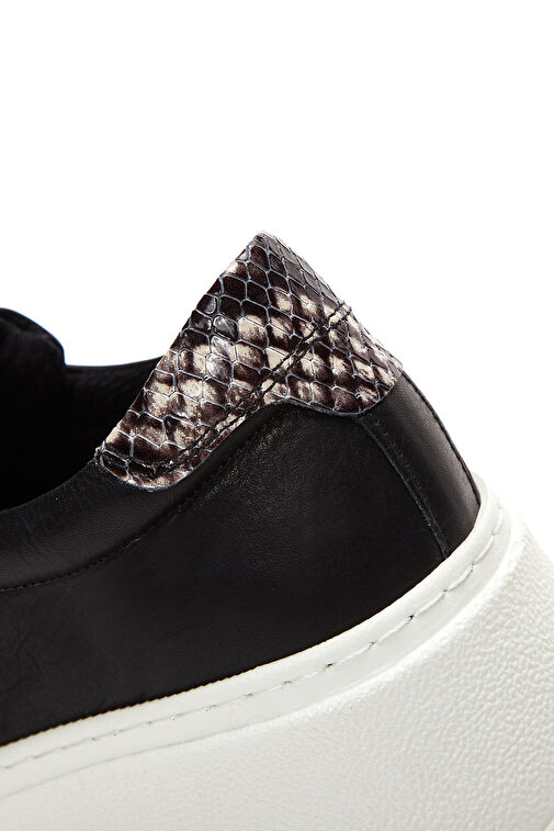 Derimod Siyah Kadın Deri Sneaker 24WFD370218 - Görsel 8