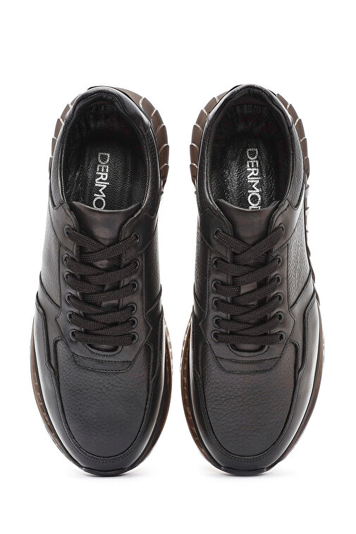 Derimod Siyah Erkek Deri Sneaker 24WFD641014 - Görsel 7