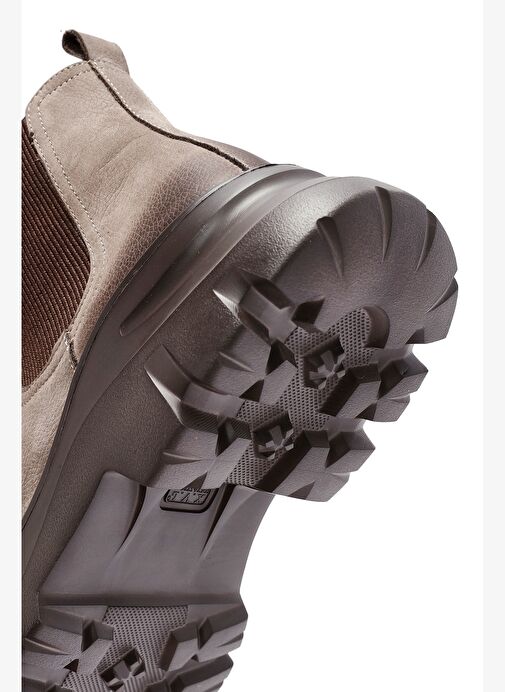 Erkek Bej Nubuk Deri Chelsea Bot 25WFD6416V3 - Görsel 9