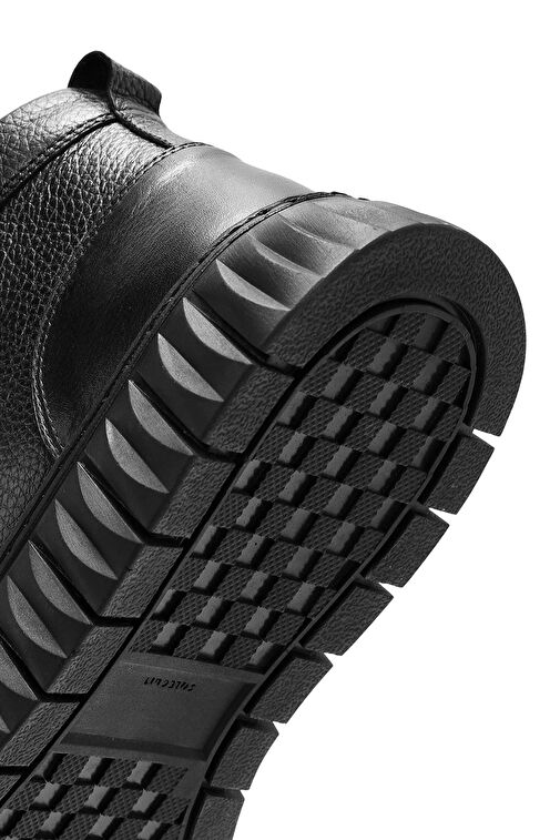 Derimod Derimod Erkek Siyah Bağcıklı Deri Bilekli Sneaker 24WFD6415FT | Boyner Siyah - 9. görsel