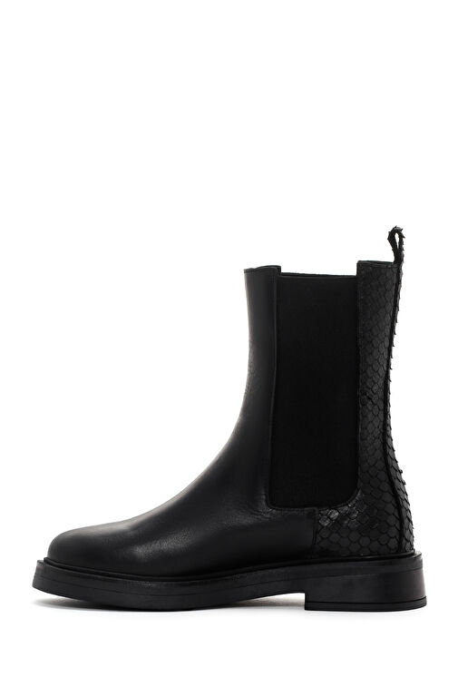 Derimod Derimod Kadın Siyah Deri Chelsea Bot 24WFD200014 | Boyner Siyah - 3. görsel