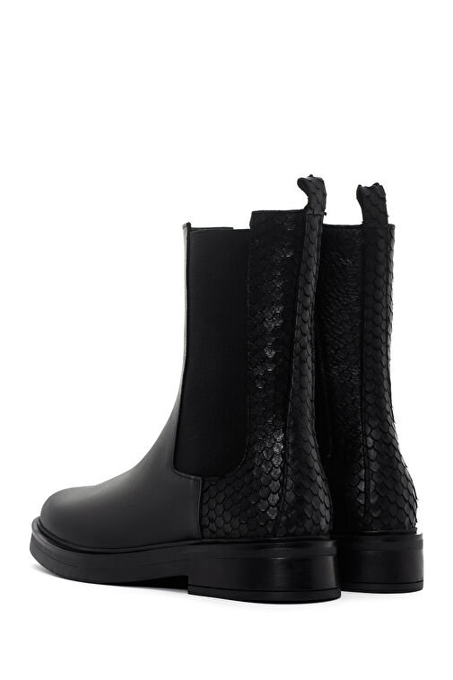 Derimod Derimod Kadın Siyah Deri Chelsea Bot 24WFD200014 | Boyner Siyah - 6. görsel