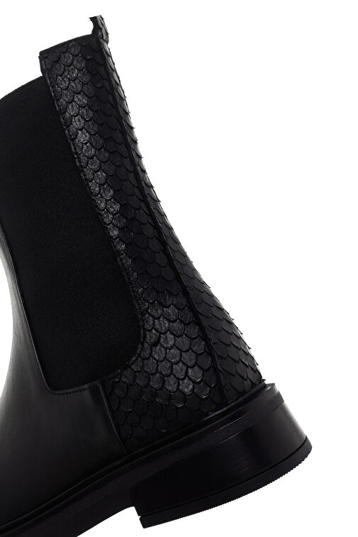 Derimod Derimod Kadın Siyah Deri Chelsea Bot 24WFD200014 | Boyner Siyah - 8. görsel