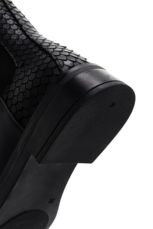 Derimod Derimod Kadın Siyah Deri Chelsea Bot 24WFD200014 | Boyner Siyah - 9. görsel