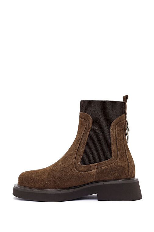 Kadın Taba Süet Deri Chelsea Bot 24WFD201210 - Görsel 3