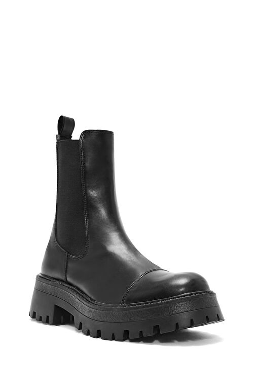 Derimod Derimod Kadın Siyah Deri Chelsea Bot 24WFD510418 | Boyner Siyah - 8. görsel