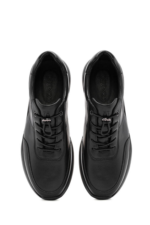 Derimod Siyah Erkek Deri Sneaker 24WFD692118 - Görsel 8