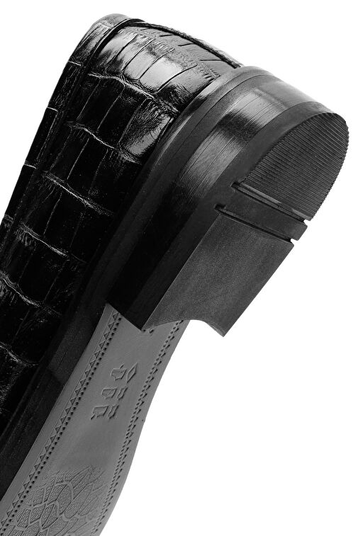 Derimod Derimod Kadın Siyah Deri Maskülen Loafer 24WFD4204E3 | Boyner Siyah - 9. görsel