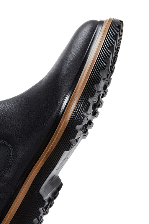 Erkek Siyah Deri Casual Chelsea Bot 24WFD6103FT - Görsel 8