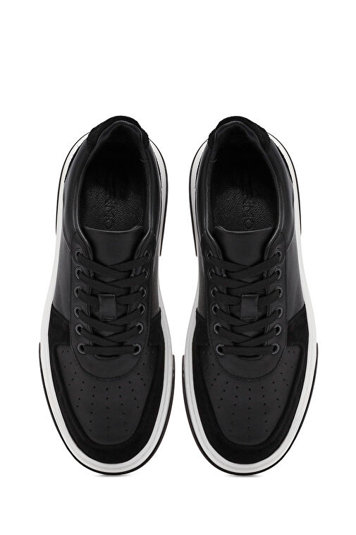 Derimod Siyah Erkek Deri Sneaker 24WFD611118 - Görsel 8