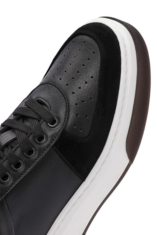Derimod Siyah Erkek Deri Sneaker 24WFD611118 - Görsel 9