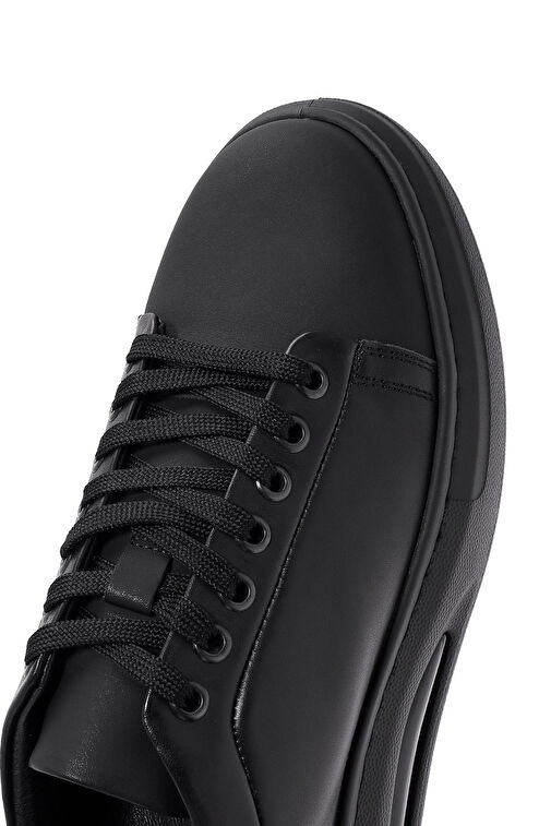 Derimod Derimod Erkek Siyah Bağcıklı Kalın Tabanlı Deri Sneaker 24WFD611318 | Boyner Siyah - 9. görsel
