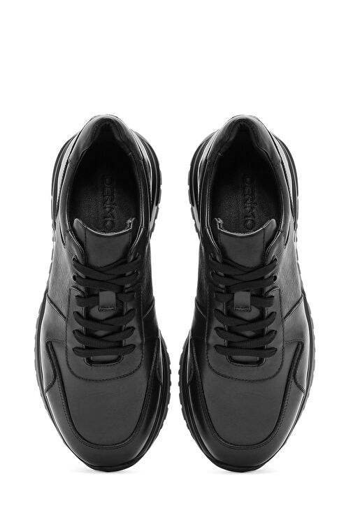 Derimod Siyah Erkek Deri Sneaker 24WFD611714 - Görsel 8