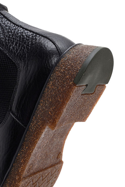 Derimod Derimod Erkek Siyah Deri Casual Chelsea Bot 24WFD6704FT | Boyner Siyah - 9. görsel