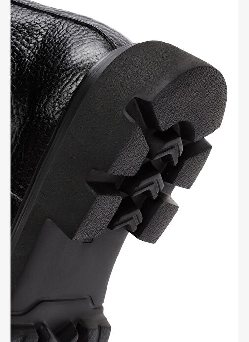 Erkek Siyah Deri Chelsea Bot 25WFD6709FT - Görsel 9