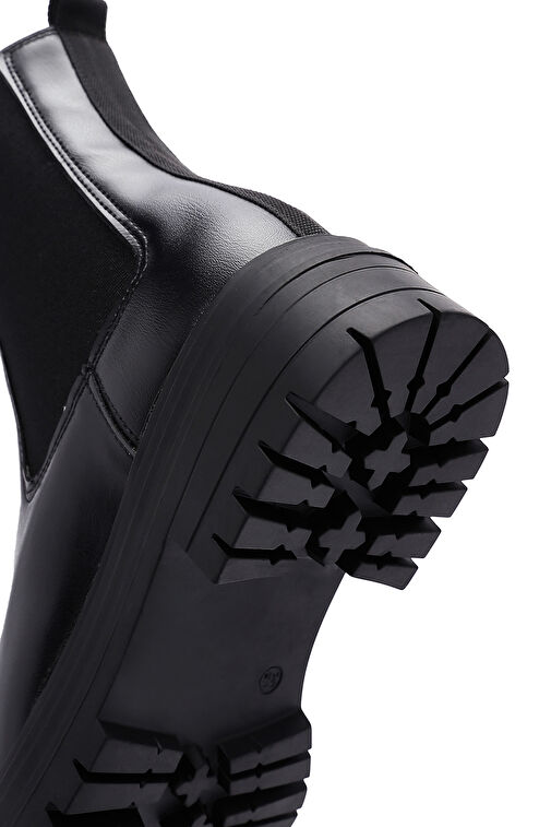 Derimod Derimod Kadın Siyah Fermuar Detaylı Chelsea Bot 24WFE400818 | Boyner Siyah - 9. görsel